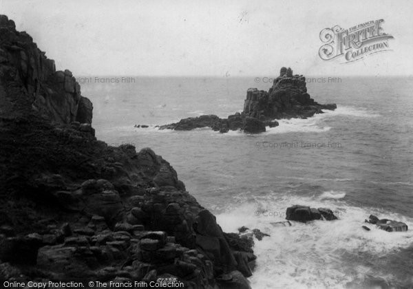 Photo of Land's End, The Armed Knights 1908