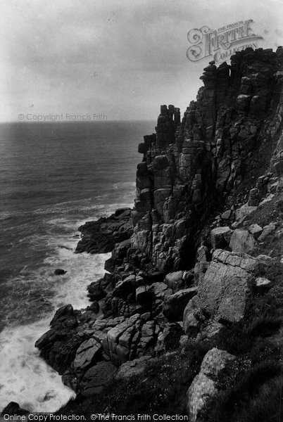 Photo of Land's End, The Cliffs 1908