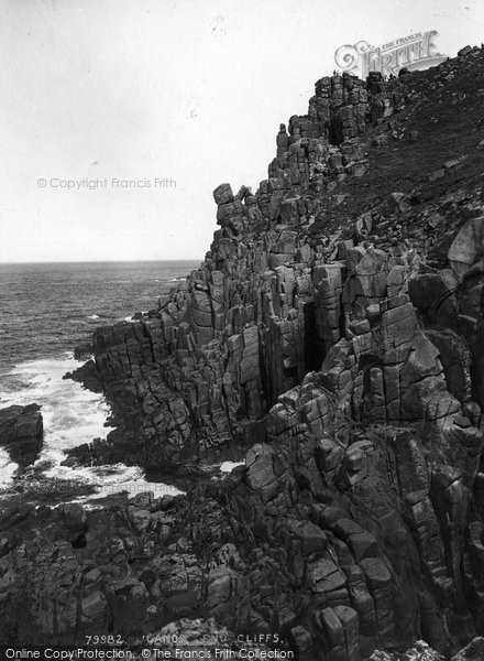 Photo of Land's End, The Cliffs 1927