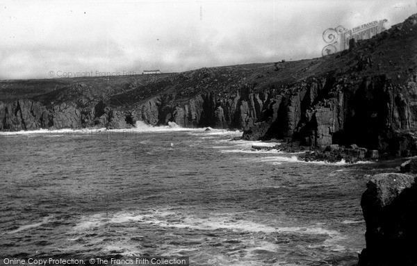 Photo of Land's End, The Cliffs c.1955