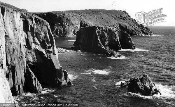 Photo of Land's End, The Cliffs c.1955