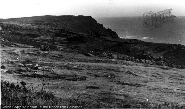 Photo of Land's End, The Coastline c.1955