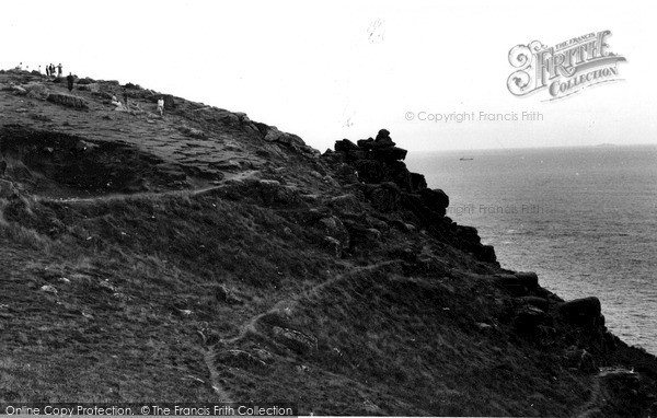 Photo of Land's End, The Coastline c.1955
