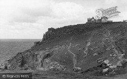 The Hotel From Valley Rocks c.1955, Land's End