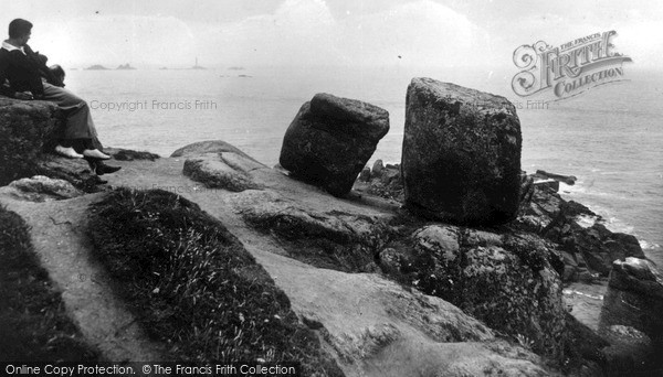 Photo of Land's End, The Last Stones c.1955