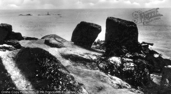 Photo of Land's End, The Last Stones c.1955