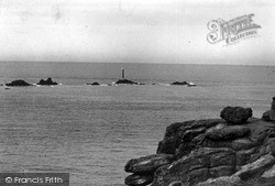 The Longships Lighthouse c.1955, Land's End