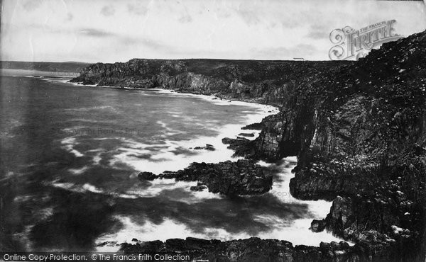 Photo of Land's End, View From c.1875