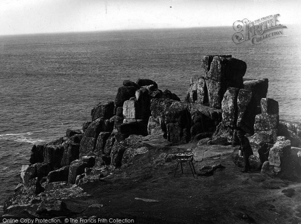 Photo of Land's End, Wesley Rock 1890