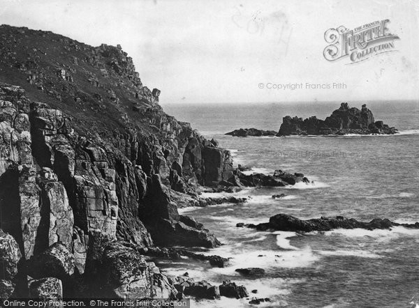 Photo of Land's End, Wesley Rock 1890