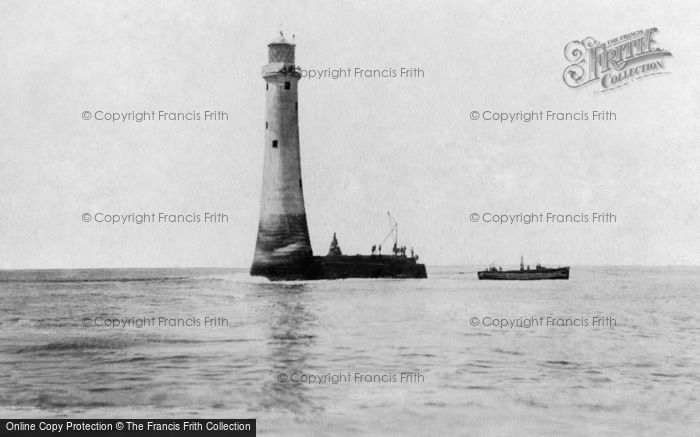 Photo of Land's End, Wolf Rock Lighthouse c.1891