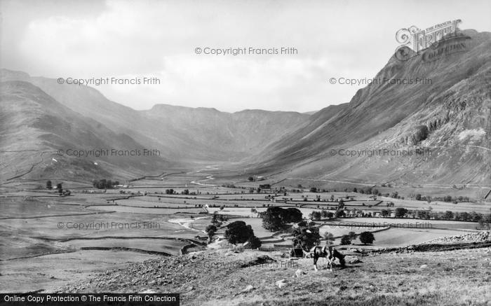 Photo of Langdale Pikes, Mickleden And Rosset c.1885