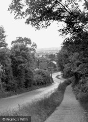 Langdon Hills, the High Road c1950