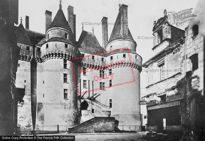 Photo of Langeais, Chateau De Langeais, Stairs To Drawbridge c.1935