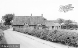 Old Cottage And Chapel c.1950, Langham