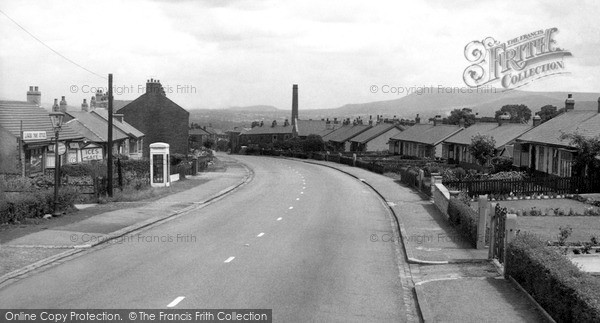 Photo of Langho, Whalley Road c.1955