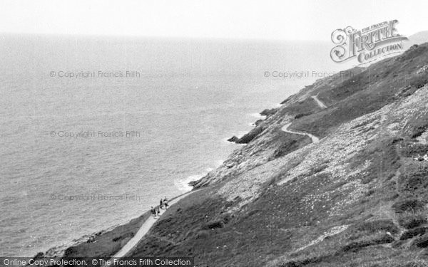 Photo of Langland, Bay, Cliff Walk c.1955