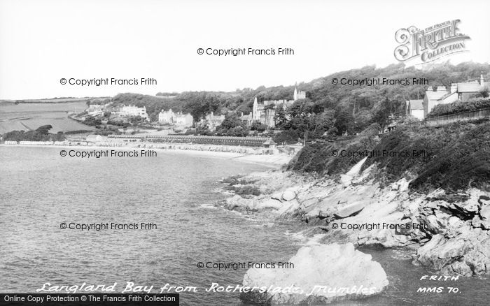 Photo of Langland, Bay From Rotherslade c.1960