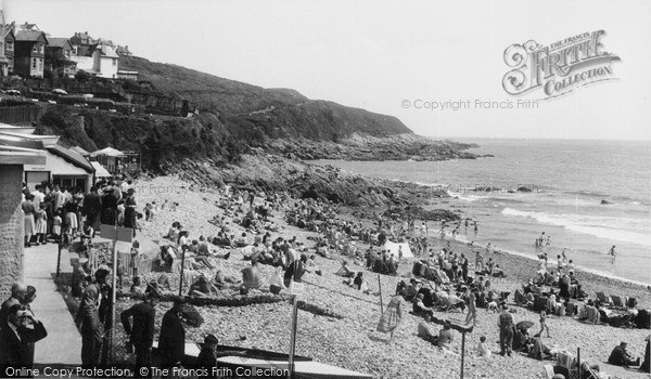 Photo of Langland, Bay, The Beach c.1955