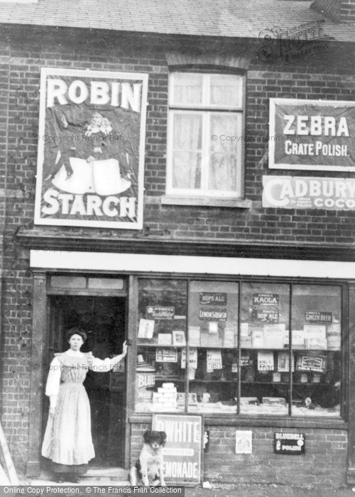 Photo of Langley, High Street Shop c.1890