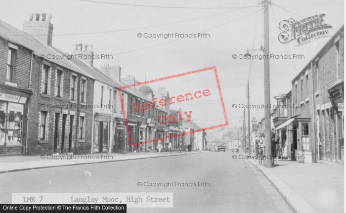 Photo of Langley Moor, High Street c.1950