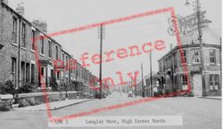 High Street North c.1950, Langley Moor