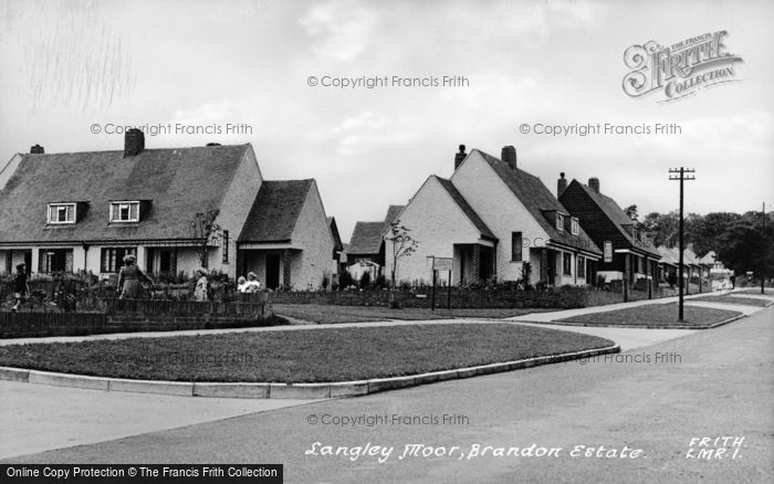 Photo of Langley Moor, The Brandon Estate c.1950