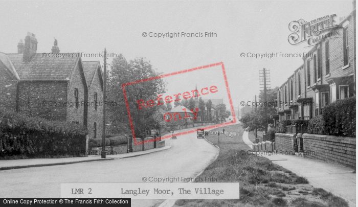 Photo of Langley Moor, The Village c.1950