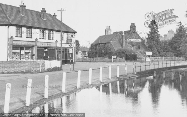 Photo of Langley, Shops On The High Street c.1955