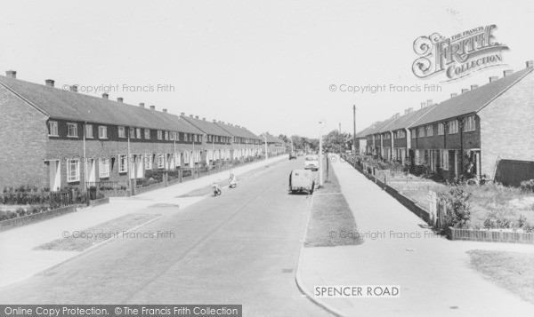 Photo of Langley, Spencer Road c.1965