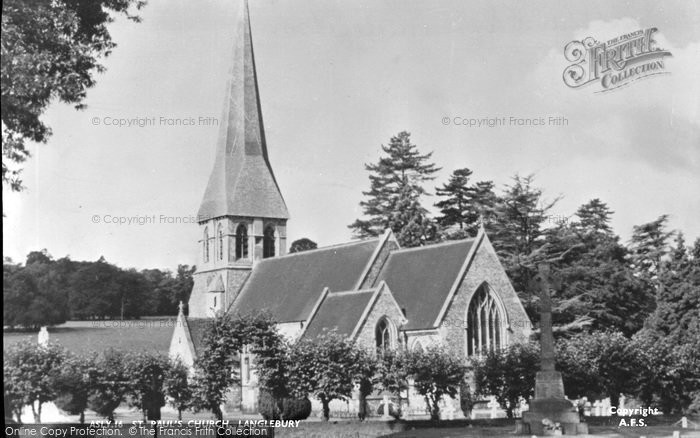 Photo of Langleybury, St Paul's Church c.1955