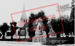 St Paul's Church c.1965, Langleybury