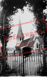 St Paul's Church c.1965, Langleybury