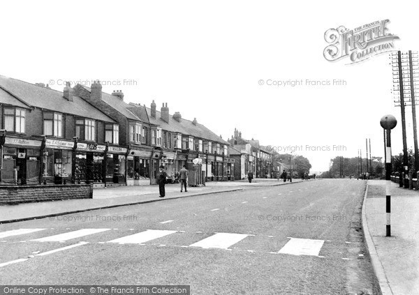 Photo of Langold, Doncaster Road c1955