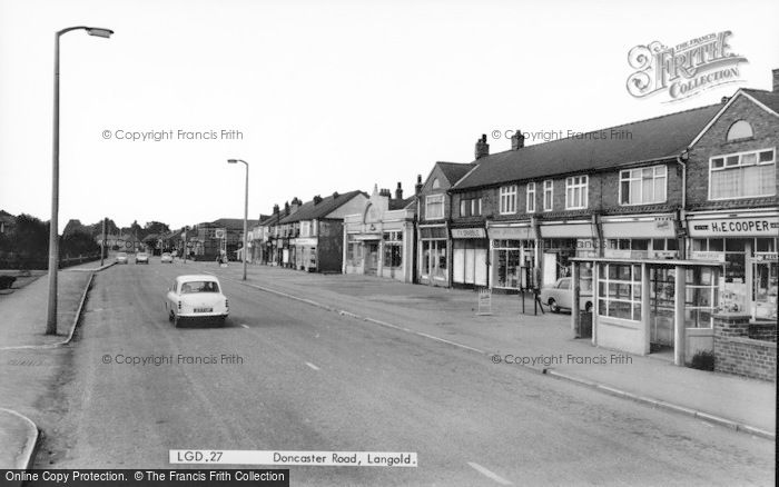 Photo of Langold, Doncaster Road c.1960