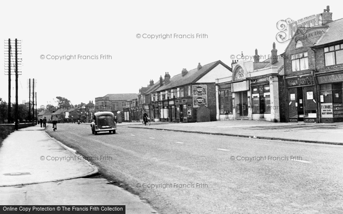 Photo of Langold, Doncaster Road Shopping Centre c.1955