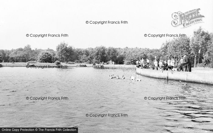 Photo of Langold, The Lake c.1955