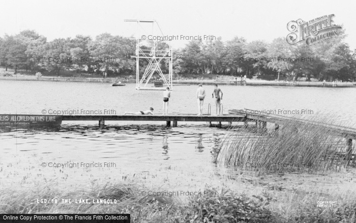 Photo of Langold, The Lake c.1965