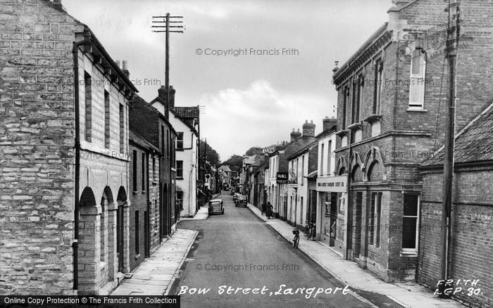 Photo of Langport, Bow Street c.1955