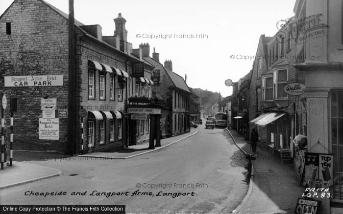 Photo of Langport, Cheapside And Langport Arms c.1965