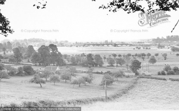 Photo of Langport, From White Hill c.1955