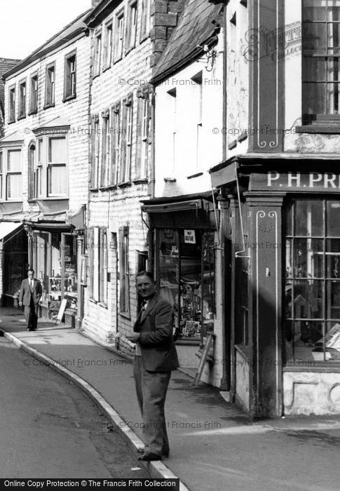 Photo of Langport, Man On The Kerb c.1955