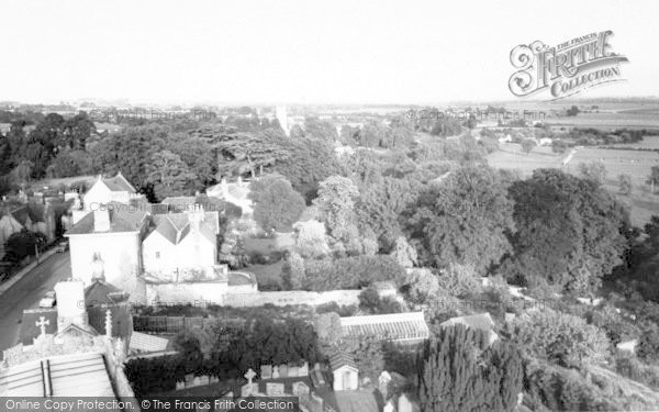 Photo of Langport, View From All Saints Church c.1965