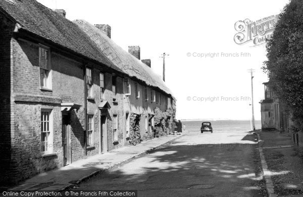 Photo of Langstone, Old Cottages c.1955