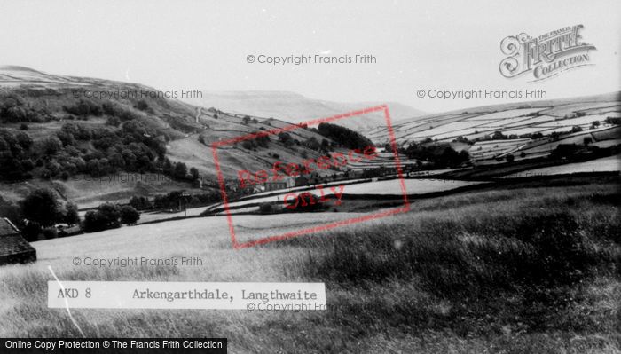 Photo of Langthwaite, General View c.1960