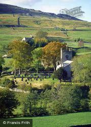 The Church And Great Pinseat c.1990, Langthwaite