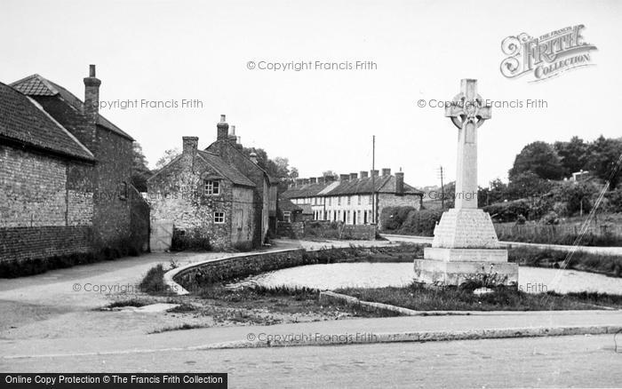 Photo of Langtoft, The War Memorial c.1955