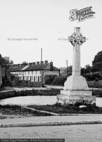Photo of Langtoft, The War Memorial c.1955