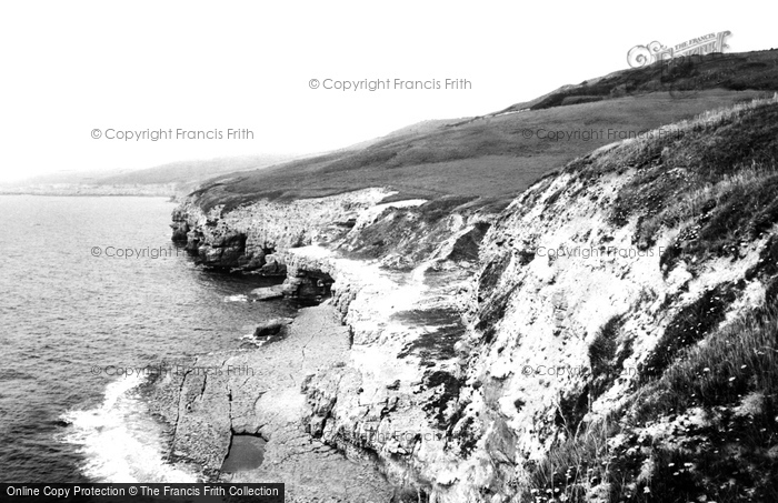 Photo of Langton Matravers, Dancing Ledge c.1960