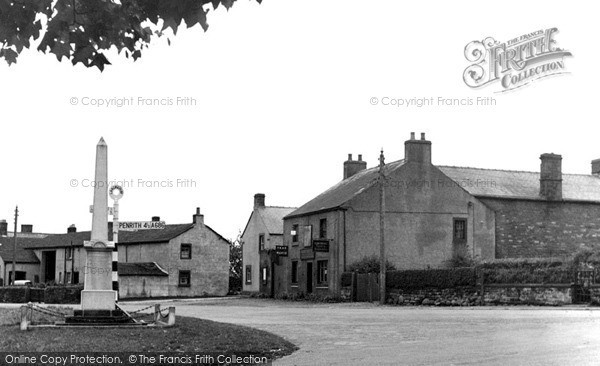 Photo of Langwathby, Fish Hotel And War Memorial 1950